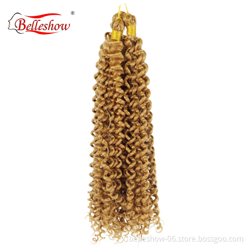 Hot sell Loose Wave 22 inch Purp High Temperature Fiber Weave curly synthetic hair extensions loose deep wave